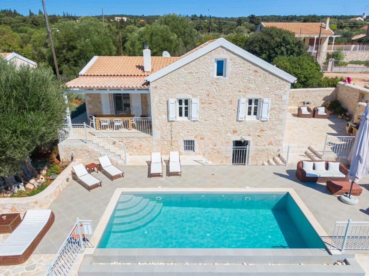 Fiscardo Luxury Stone Villa Alex ,With Sunset View! Fiskardo Dış mekan fotoğraf