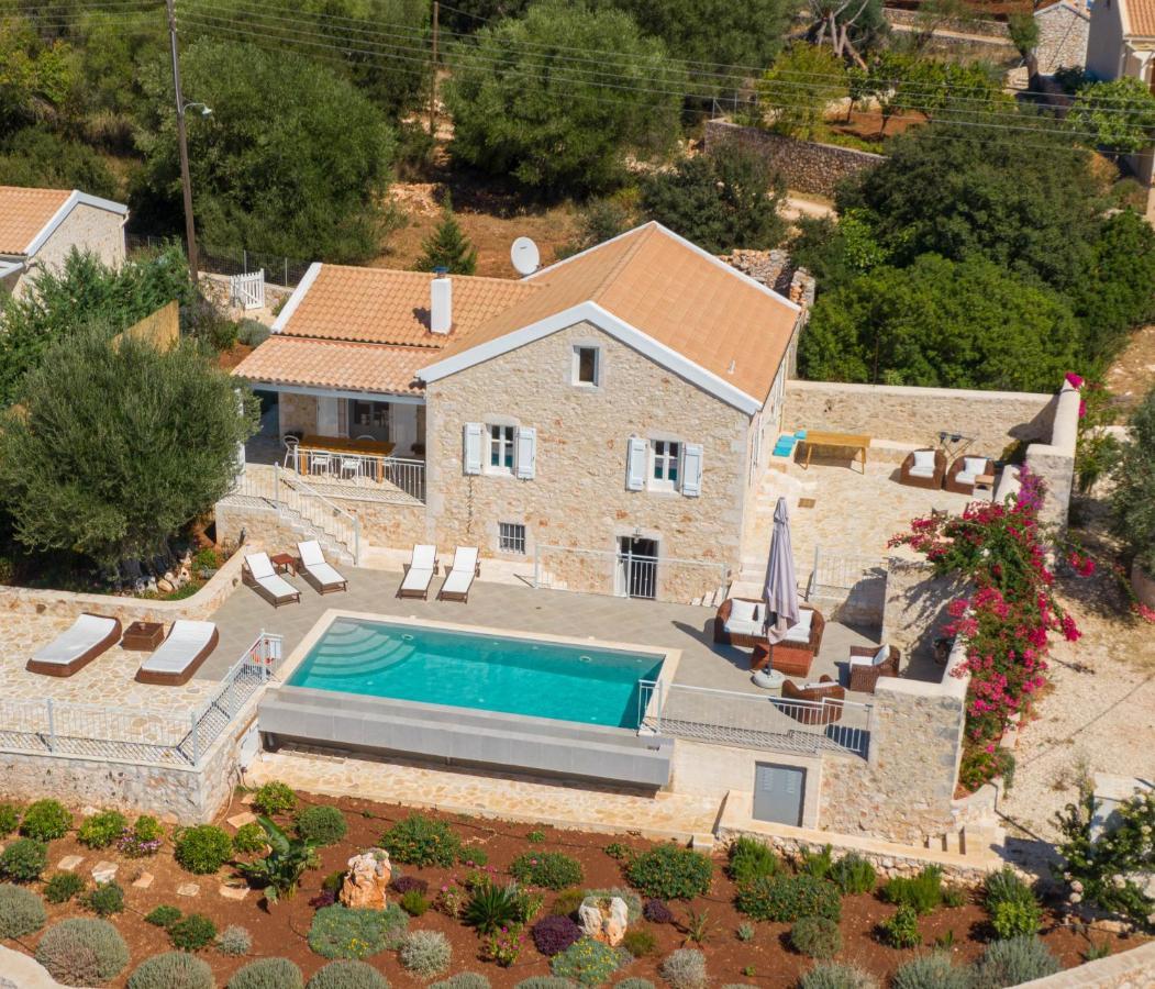 Fiscardo Luxury Stone Villa Alex ,With Sunset View! Fiskardo Dış mekan fotoğraf