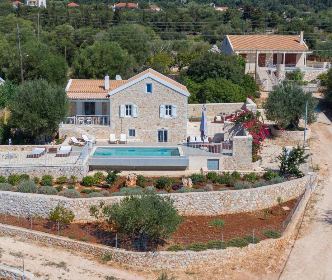 Fiscardo Luxury Stone Villa Alex ,With Sunset View! Fiskardo Dış mekan fotoğraf