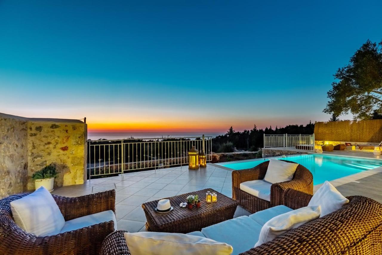 Fiscardo Luxury Stone Villa Alex ,With Sunset View! Fiskardo Dış mekan fotoğraf